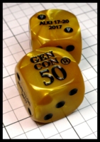 Dice : Dice - 6D - Gen Con 50th Anniversary - Gen Con